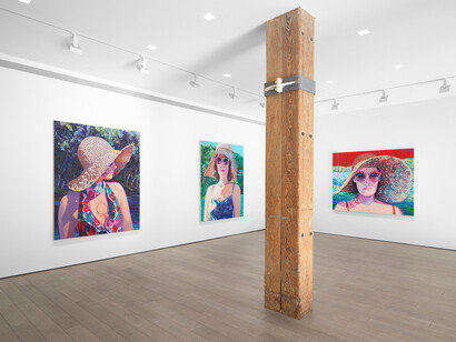 Sebastian Blanck, My heart and eye agree, exhibition view. Courtesy of Miles McEnery Gallery