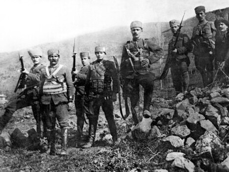 Turkish infantryman during the War of Independence, Turkey