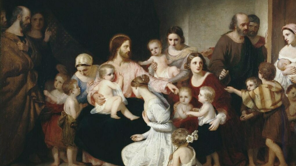 «Cristo bendiciendo niños», Charles Lock Eastlake (1793-1865)