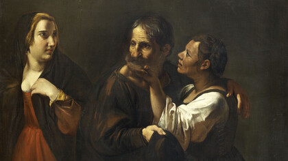 Angelo Caroselli: L'organizzatrice di incontri (1625). Beauvais - Musée de l'Oise © ADAGP, Paris 2022