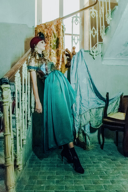 Editorial: Le Bohemienne. Photographer: Davide di Padova. Styling: Attilio Carota. Model: Giorgia Masciulli. Agency: YourWay Management. MUA & Hair: A&C. Published on Dreamingless Magazine