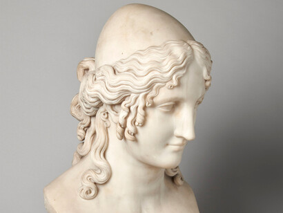 Antonio Canova, busto marmoreo di Elena di Troia, 1816-1817