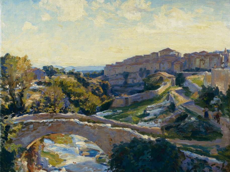 Wilfrid Gabriel de Glehn, Tourettes-sur-Loup, 1923, oil on canvas