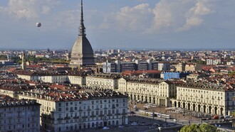 Veduta panoramica di Torino, Italia