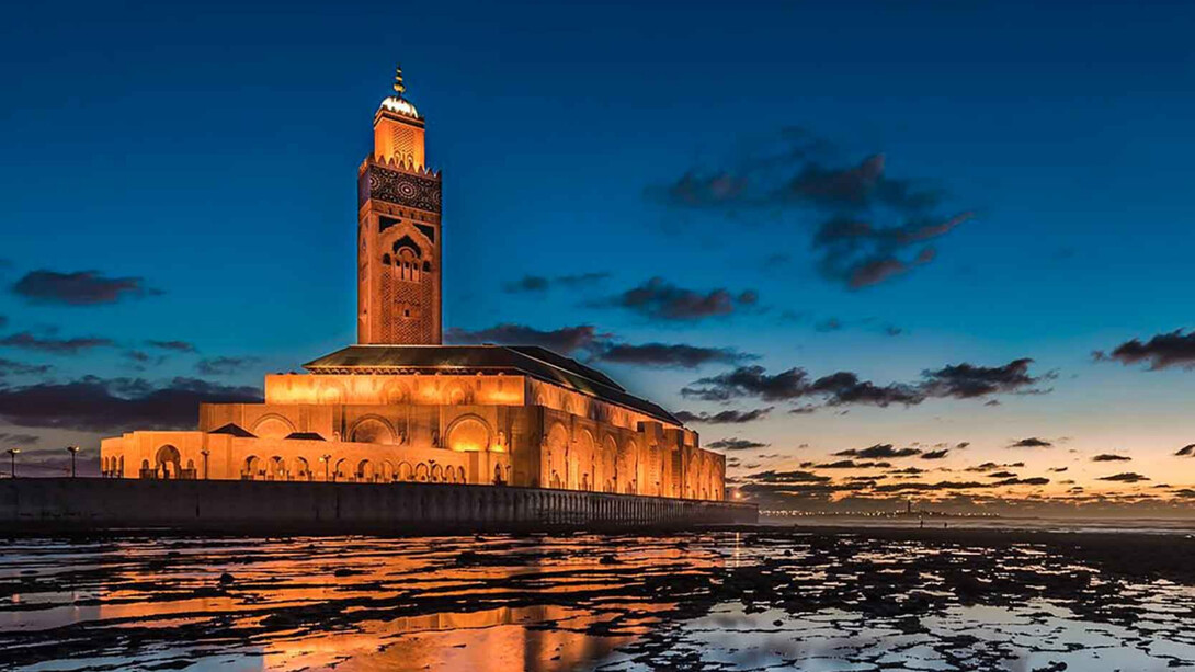 Hassan II Mosque in Casablanca, Morocco
