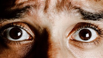 A man's eyes suffering from anxiety; how to face it