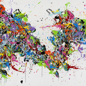 JonOne, The Vapors, 2015, acrylique sur toile, 190 x 350 cm