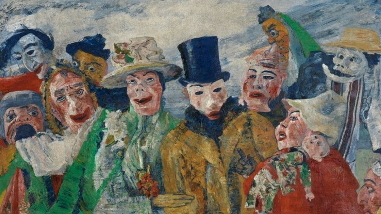 «The intrigue» (1890), James Ensor