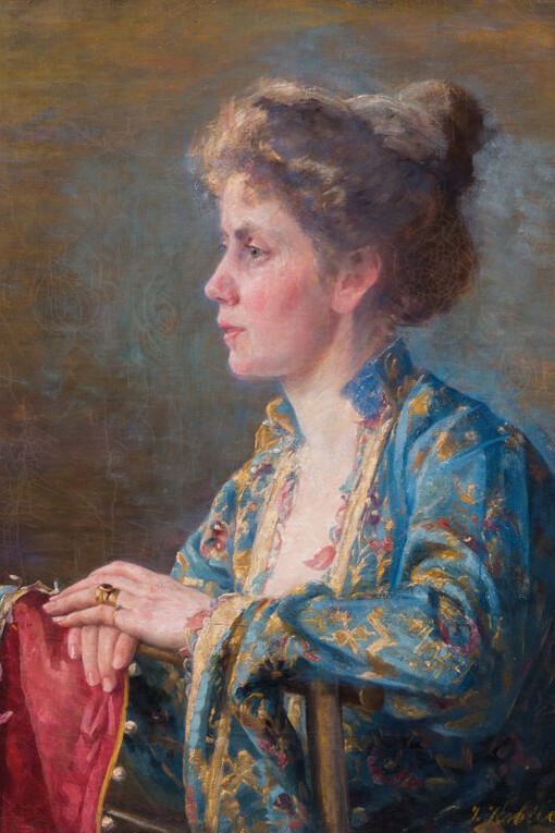 Ivana Kobilca, Albina Arndt, 1899. Courtesy of National Gallery of Slovenia