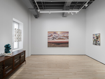 Gordon Cheung, Peaceful retreat, exhibition view. Courtesy of Almine Rech Gallery. Photo by Alessandro Wang