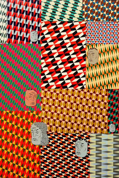 Barry McGee, Untitled, 2024. Courtesy of Berggruen Gallery