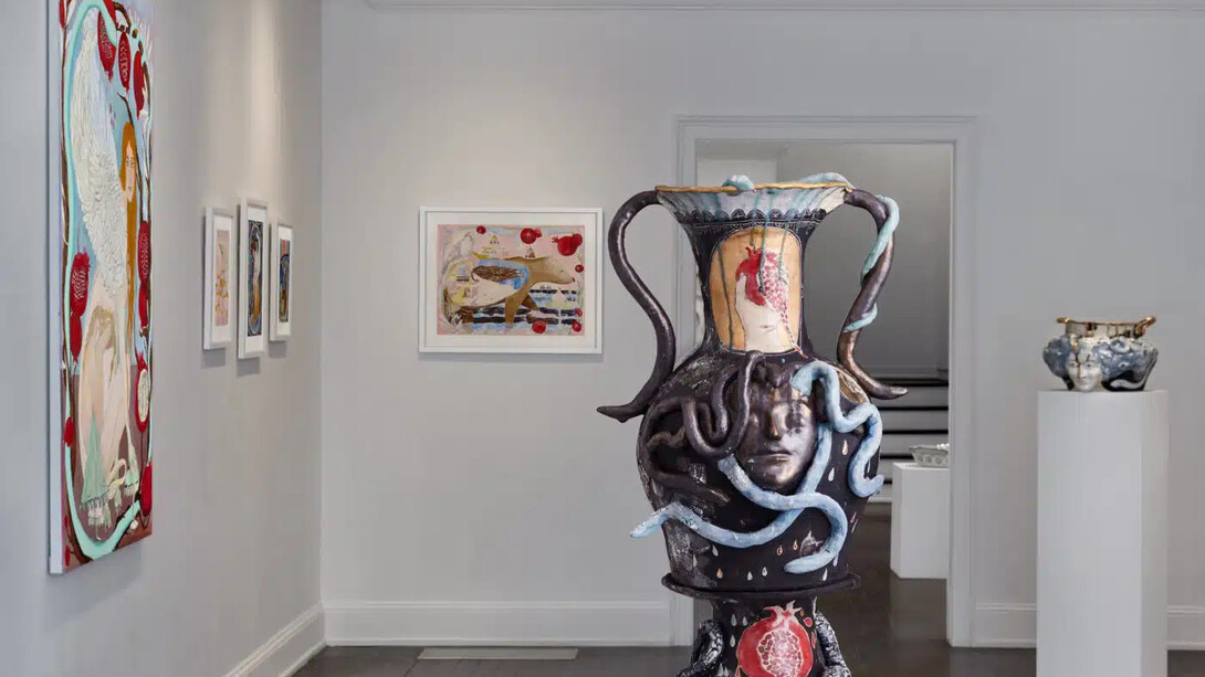 Dana Sherwood, Garden of the sphinx, exhibition view. Courtesy of Geary Gallery