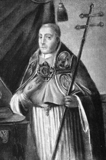 Raffigurazione di Nicola Cusano (Cues, Treviri, 1400 o 1401 - Todi 1464)