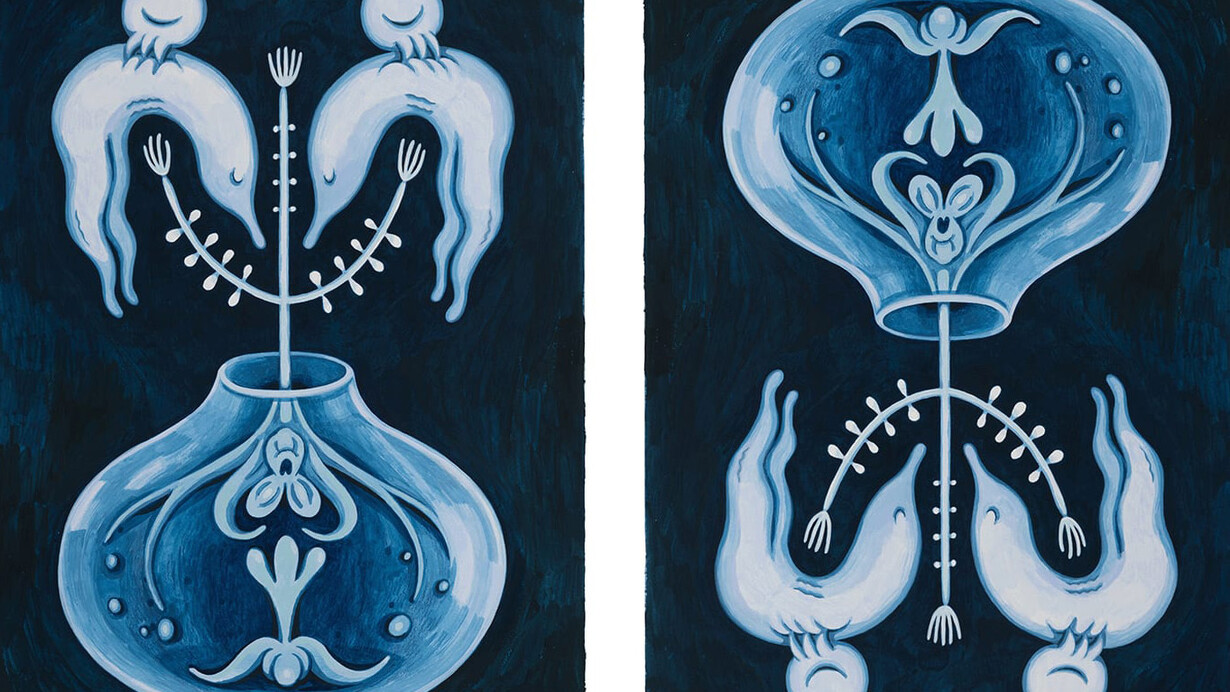 Fanny Senocq, Rhizom / Djuphav (detail), 2022. Courtesy of Galleri Duerr