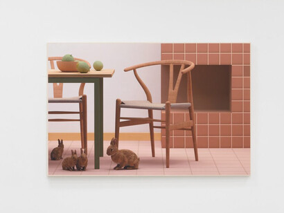 Erin Wright, Memnosphere, exhibition view. Courtesy of Anat Ebgi