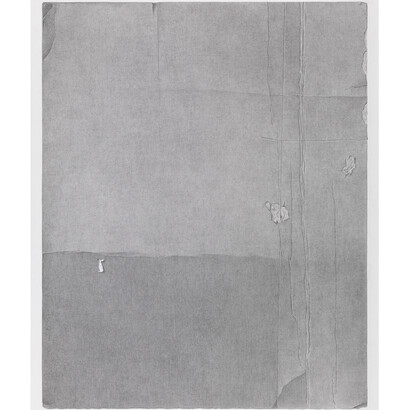 David Musgrave, Bent plane, 2015, graphite on paper, 88.9 x 71.7 cm (35" x 28 1/4"), 92.7 x 75.5 cm (36 1/2" x 29 3/4") (framed), Photo: Marcus Leith. Courtesy of greengrassi, London