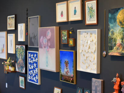 Various artists, Where have all the flowers gone, exhibition view. Courtesy of Catharine Clark Gallery