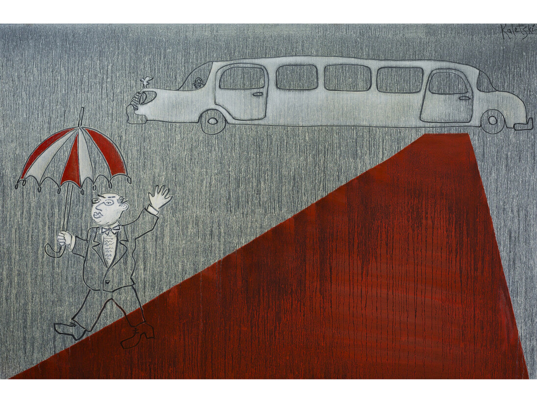 Alexander Kaletski, Big Shot, 40” by 60”, oil on linen, 2014. Copyright: Alexander Kaletski. Courtesy: Anna Zorina Gallery, New York City