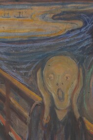 Edvard Munch, "L'Urlo", dettaglio, 1893, National Museum of Art, Architecture and Design, Oslo, Norvegia