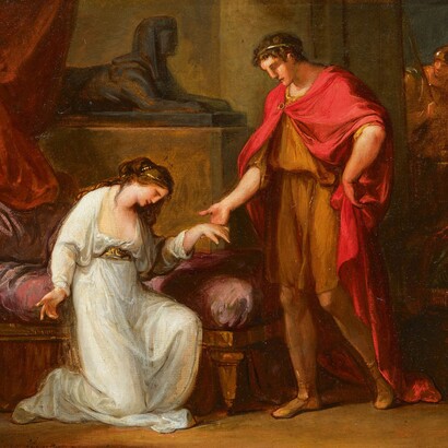 Angelica Kauffmann, Cleopatra e Augusto, 1805