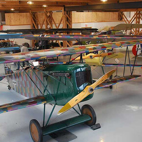 WWI Hangar. Courtesy of Military Aviation Museum