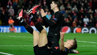 Die Matchwinner der Colchoneros in Liverpool: Álvaro Morata und Marcos Llorente