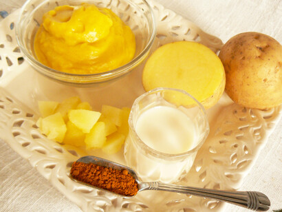 Crema di patate alla curcuma