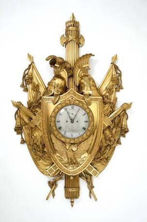 Clock, case about 1810 with later movement by John Moore and Son of London, Paris, France. Museum no.361-1901. © Victoria and Albert Museum, London