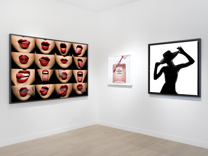 Tyler Shields, The Dirty Side of Glamour, 2023, installation shot. Courtesy the artist and Casterline|Goodman Gallery