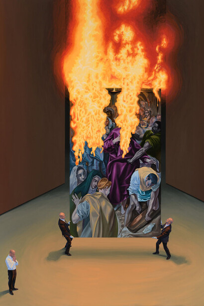 Kaido Ole, Allegory VI (detail). Courtesy of Temnikova & Kasela Gallery