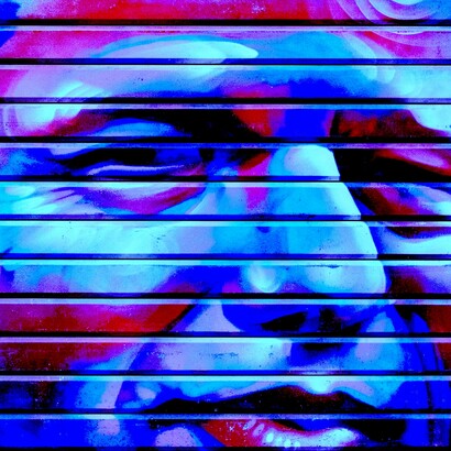 Un garage en... Jerusalén con el rostro de Trump