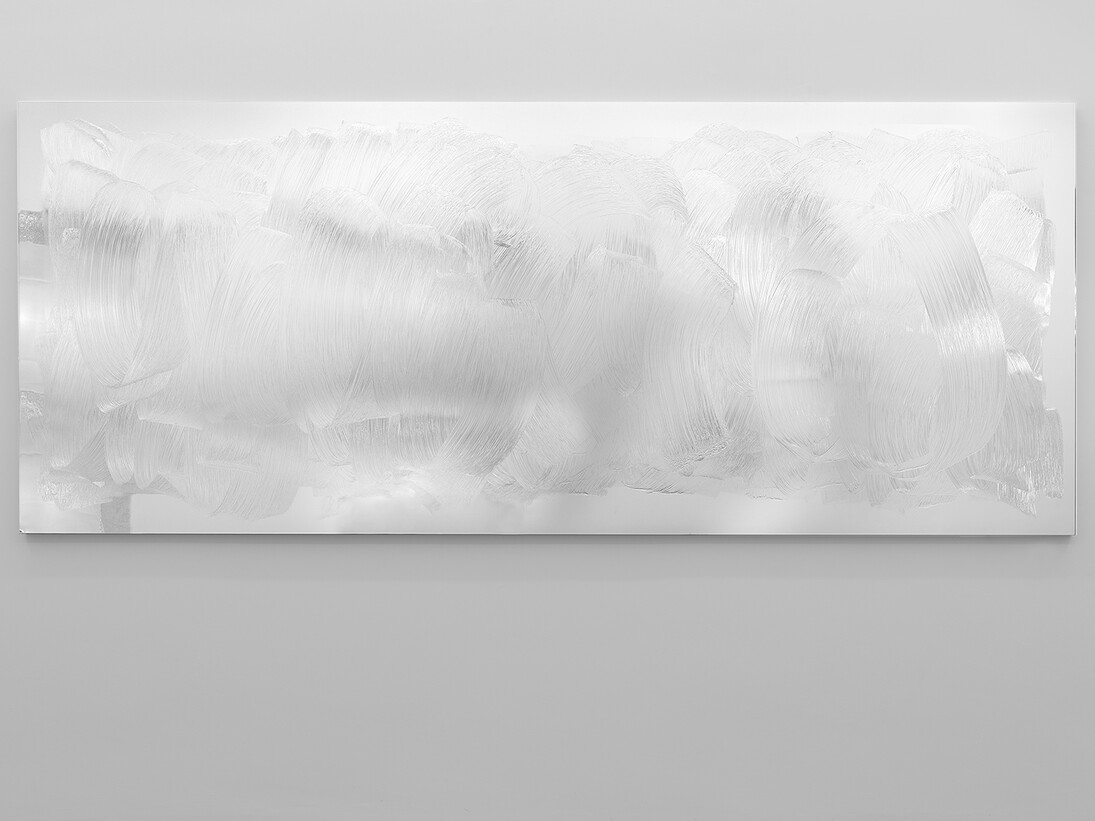 Bertrand Lavier, Chateldon, 2014, Ex. unique, Acrylic on Dibond, 124 x 305 x 4 cm / 48 13/16 x 120 1/12 x 1 1/2 inches, Courtesy Massimo De Carlo London/Milan, Photo by Todd White
