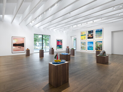 Rinus Van de Velde, exhibition view. Courtesy of Tim Van Laere Gallery