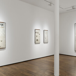 Jitish Kallat, Point of incidence, vue de l'exposition. Avec l'aimable autorisation de Templon
