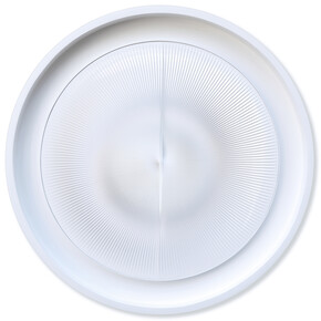 Alberto Biasi, Dinamica visiva, 1968, lamelles de PVC, diag. 61 cm, Courtesy Tornabuoni Art