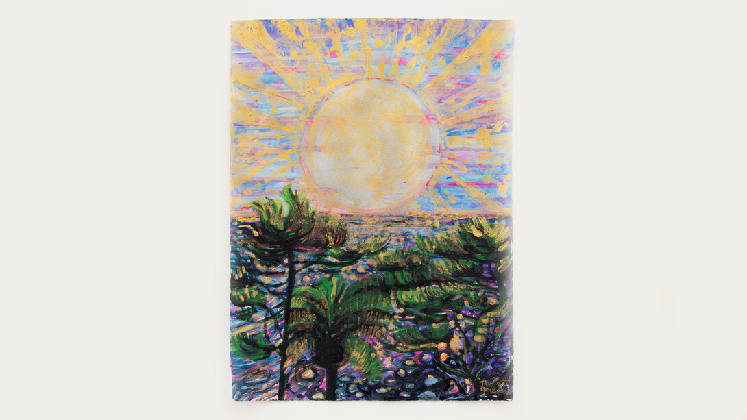 Untitled, 2020
acrylic on paper
76.2 × 57.2 cm, 30 × 22 1
⁄2 in.
Courtesy the Artist and Xavier Hufkens, Brussels
Photo credit: HV-studio