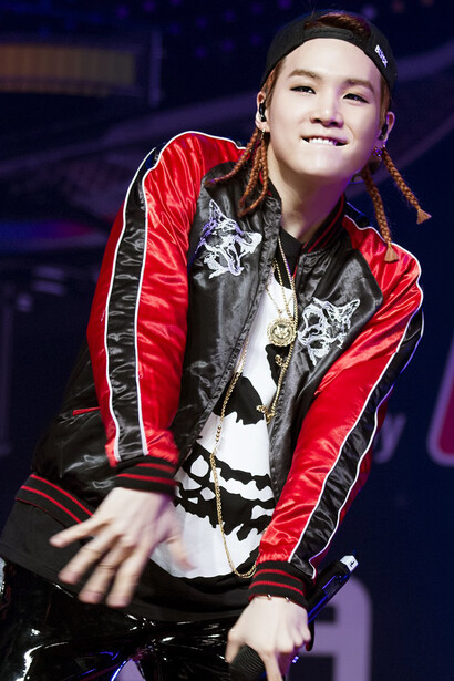 Min Yoon-gi, known professionally by his stage names Suga and Agust D, is a South Korean rapper, songwriter and record producer. He debuted as a member of the South Korean boy band BTS 