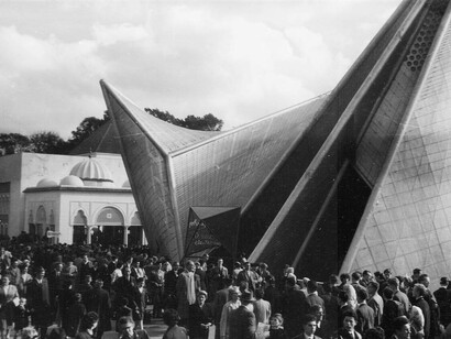 Padiglione Philips, affidato allo studio di Le Courbusier, all'Expo 1958