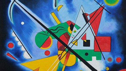 Blue Painting, Wassily Kandinsky