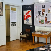 Modernist and art deco posters, exhibition view. Courtesy of Romans Suta and Aleksandra Beļcova Museum