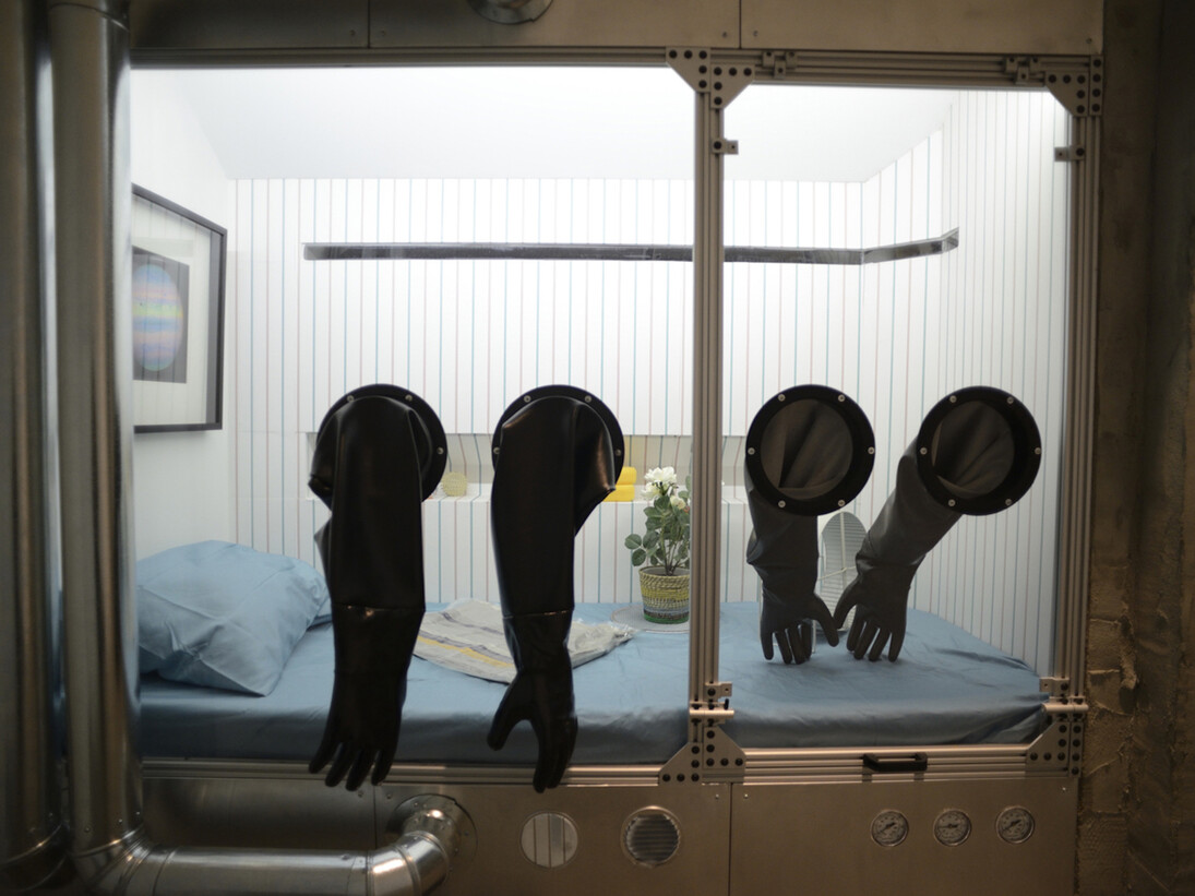 Nadim Abbas, Chamber 664 "Kubrick”, 2014-2015.
Mixed media. Dimensions variable.