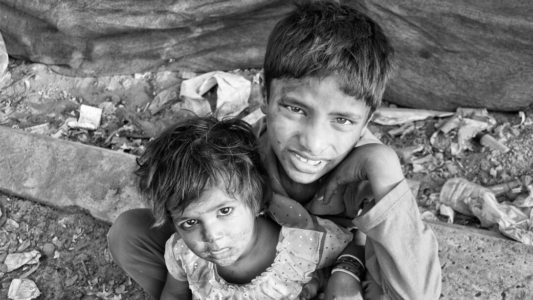 Children in India's slums