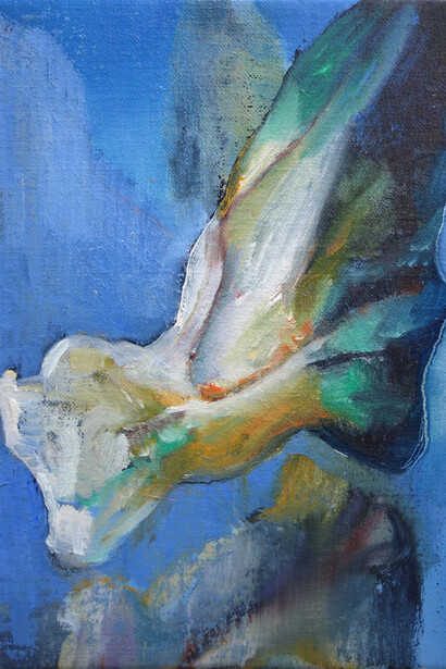 Maude Maris
Petit capriné bleu, 2021
Huile sur toile
22 x 16 cm
(8 21/32 x 6 5/16 in)