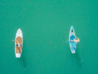 Trading the elevator for the ocean: kayaking and paddleboarding are the best ways to explore and stay active in port