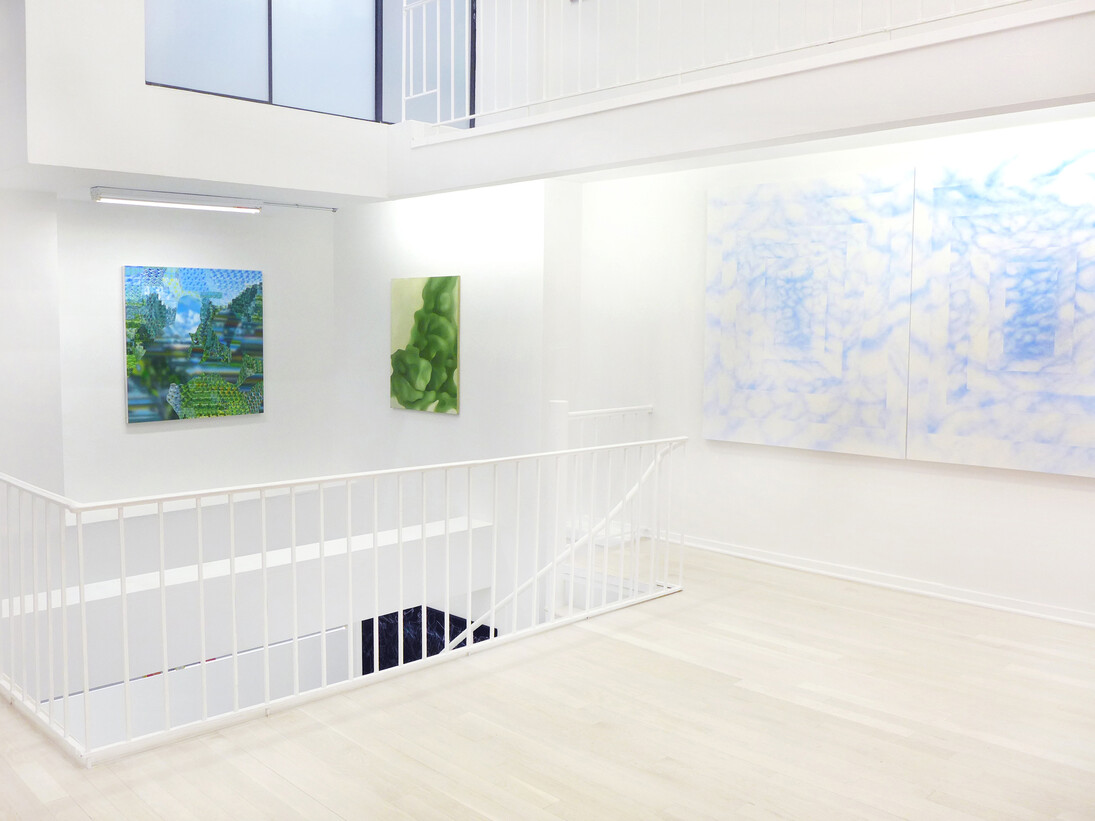 In the cloud, installation view 2