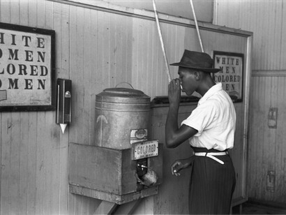 Drinking fountain for Colored and White