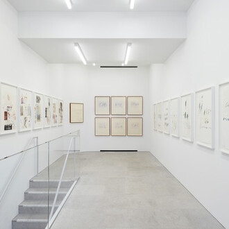 Cy Twombly. Courtesy of Galerie Bastian