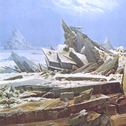 Caspar David Friedrich, Il mare di ghiaccio (1818)