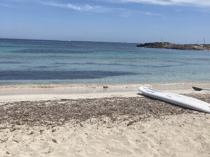 Beach in Formentera, a Mediterranean paradise