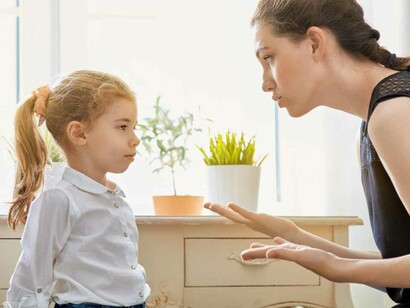 A mother caught between parenting and being an authoritarian as her child also tries to process the mixed signals